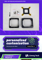 Logo personnalisé pris en charge 360mm refroidisseur de liquide CPU radiateur de refroidissement par eau ventilateur en cuivre pour ordinateur portable/processeur température optimisée