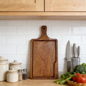 <span class=keywords><strong>Planche</strong></span> à découper en bois de rose de qualité supérieure, construction solide, non toxique, bois organique pour la viande et les légumes, préparation des aliments en cuisine - Product Image 2
