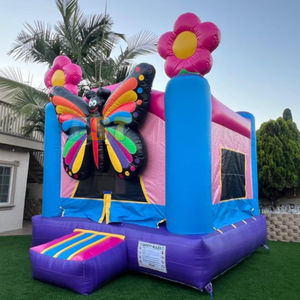 חתול להקפיץ בית חתלתול מתנפחים קופצני טירה קומבו מגשר שלום מתנפחים להקפיץ בית קיטי לבנות מסיבה - Product Image 4