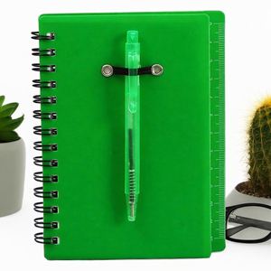 A5 Hardcover Spiral <b>Notebook</b> Waterproof <b>Stone</b> <b>Paper</b> Notepad Ruled Lines Ruler Scale Stickers for College Students Journal - Product Image 3