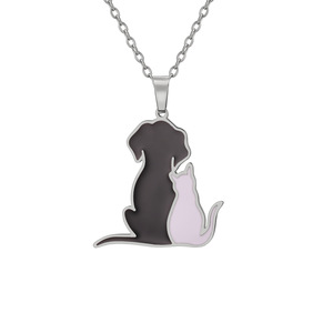 Collar de Gatos para Mujer, Colgante de Acero Inoxidable, Animal Gato, Mascota, Regalo de Joyería - Product Image 6