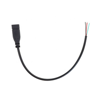 Kabel Pigtail Tipe C dengan Ujung Terbuka, Kabel USB Tipe C Male Female 2 Core 4 Core yang Sudah Dilepas Isinya, Dapat Disesuaikan