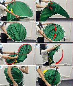 Collection de sacs pliables réutilisables pour la collecte des feuilles, de l'herbe et des déchets de pelouse – Idéal comme cadeau - Product Image 4