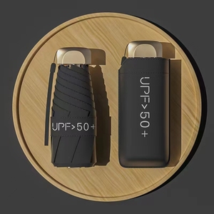 Mini túi chống UV ô ánh sáng thiết kế nhỏ gọn mưa mùa hè dù che có thể gập lại hướng dẫn sử dụng túi ô - Product Image 4