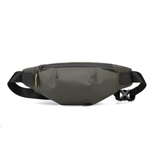 Fashion Lightweight Streetwear Sports Travel Outdoor Leisure <b>Black</b> Gray Waist <b>Bag</b> Bum Pouch Fanny Pack Men - Product Image 1