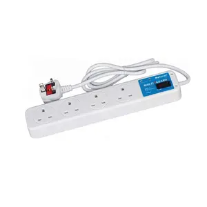 Natuurlijke Hoogspanning Bescherming 13 Amps Extention Cord Sockets Ce Multi Guard