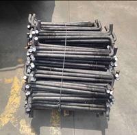 Boulons d'ancrage personnalisés de type L, boulons et écrous en acier au carbone de type L pour la construction