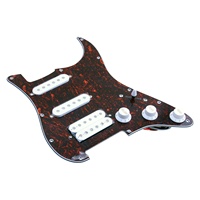 Guitare électrique ST SQ Pickguard pré-câblé 3 plis SSH Pickguard Pickup Tortoise Shell Pickguard Pickup