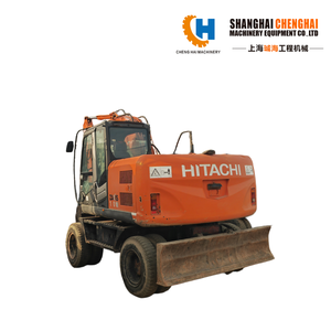 Used Hitachi Wheeled Excavator (ZX140W-3)-14 Ton Low Fuel Consumption Original Paint Engine & Pump in Good Condition - Product Image 2