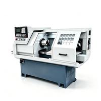 Torno CNC de Cama Plana CK0640 GSK de 2 Ejes, Máquina de Torneado Automática de Alta Precisión para Piezas de Eje y Disco