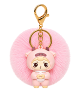 Porte-clés en plastique mignon de dessin animé, pendentif de sac à dos d'Halloween, jouet anime