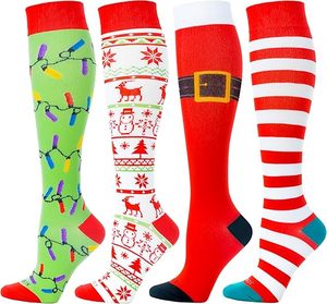 Calcetines <span class=keywords><strong>de</strong></span> Compresión Personalizados <span class=keywords><strong>para</strong></span> Mujeres, Enfermeras, <span class=keywords><strong>Circulación</strong></span> Sanguínea, Embarazo, Viajes, Calcetines <span class=keywords><strong>de</strong></span> Compresión Médica Profesional Graduados - Product Image 4