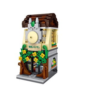 Para <span class=keywords><strong>LOZ</strong></span> DIY bloques 3D Venta caliente juguete educativo tienda de cosméticos Mini modelo de construcción para niños diseño de tienda de dibujos animados - Product Image 4