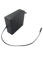 Cable de Extensión USB Portátil, Mini Enrollador de Cable Retráctil con Enchufe Europeo DYH-1816 para Teléfono Móvil, Cable Retráctil de 2m