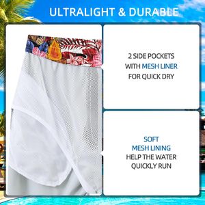 Trajes de Baño Personalizados para Hombre, Shorts de Baño de Secado Rápido con Forro de Malla, Shorts de Playa Transpirables para Surf - Product Image 4