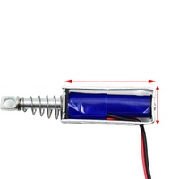 DC5V Open Frame Type Push Pull Strong Thrust Electromagnet Soft Magnetic Material Power-on Retract Solenoid for Mechanical Locks