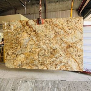 Dalles de granit doré d'Alaska de haute qualité, qualité supérieure, écologiques, durables, pour escaliers extérieurs, salle de bain, cuisine - Product Image 5