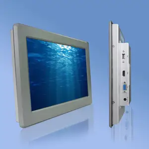 Máquina de panel LCD industrial, monitor de pantalla táctil todo en uno, PC