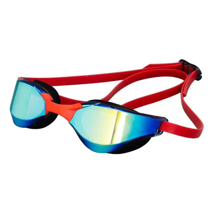 Custom Adult UV Shield Lens Racing Swim Goggles Smart Frame Anti-fog No Leaking Silicone Swimming Glasses for Man Woman