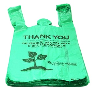 Bolsas de Compras Personalizadas con Impresión, Bolsas de Plástico HDPE para Supermercado, Bolsas Resistentes con Asas Tipo Camiseta para Comercio Minorista - Product Image 2