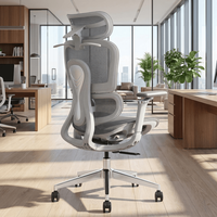 Chaise de Direction Ergonomique en Maille Premium, Confort Inégalé, Chaise de Bureau Pivotante en Maille pour Ordinateur, Chaise de Direction Exécutive en Maille
