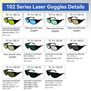 IPLレーザー安全メガネ532nm <span class=keywords><strong>808nm</strong></span> 755nm OD7 CE認証タトゥー除去歯科治療UV保護190〜2000nm - Product Image 4