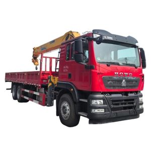 Factory direct CLW HOWO 14 ton truck mounted <b>crane</b> White construction boom <b>crane</b> Truck mounted boom <b>crane</b> - Product Image 1