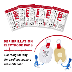 Set Professionale per Addestramento alla Rianimazione Cardiopolmonare AED in PVC, Modello Simulato di Defibrillazione Reale per Uso Scolastico - Product Image 4