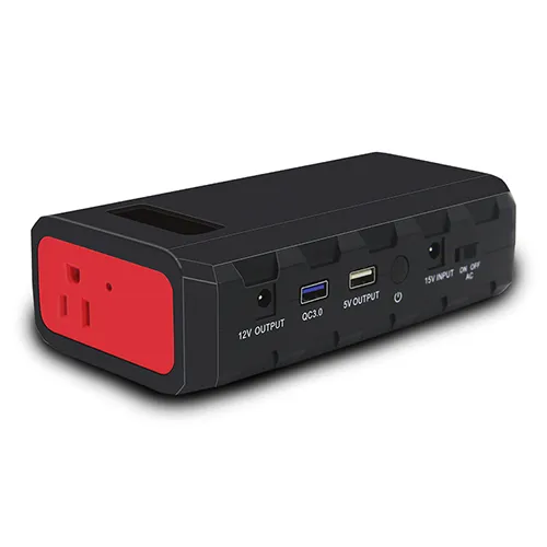 Pengisi daya Laptop portabel mini 65W, pengisi daya baterai portabel dengan Outlet AC, bepergian Super untuk HP, notebook, MacBook