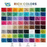 Tissu Sergé Teint 100% Polyester Morgan 270 GSM de Luxe Respirant et Doux pour Costumes et Pantalons d'Affaires
