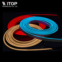 Extrusion de Gel de silice 10*18MM Luminescence latérale RGB RGBW DMX512 Néon Flex Lumière avec IC Pixel Adressable LED Barre lumineuse numérique