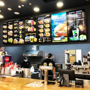 Custom Menu Board Display <b>Led</b> Backlit <b>Light</b> <b>Box</b> Ultra-Thin Wall Mounted Advertising <b>Light</b> <b>Box</b> for Fast Food Restaurant - Product Image 4