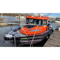 Bateau à moteur en aluminium soudé, bateau de pêche, petits bateaux de pêche à vendre