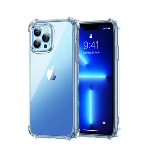 WEADDU-funda de teléfono transparente para iPhone 13 Pro Max Mini, carcasa de Tpu transparente para teléfono móvil