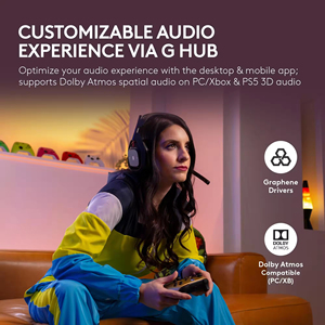 หูฟังเกมมิ่งไร้สาย Logitech G Astro A50 รุ่นดั้งเดิม รองรับหลายแพลตฟอร์ม พร้อมแท่นชาร์จ ไมโครโฟนตัดเสียงรบกวน - Product Image 6