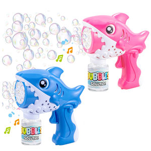 Pistola de burbujas porosas eléctricas de verano MILI, tirador de agua de burbujas de delfín completamente automático para juegos al aire libre para niños de <span class=keywords><strong>3</strong></span> años para - Product Image 3