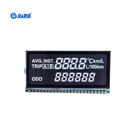Auf Lager Hochkontrast-LED-Hintergrundbeleuchtung Anpassbare Größe Motorrad-Tachometer LCD-Display für Fahrzeuginstrumente