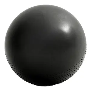 一德防爆裂平衡健身球健身房55厘米高级黑色聚氯乙烯瑜伽球