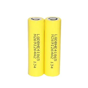 Penjualan laris baterai isi ulang HE4 asli 3.7v 2500mah 20a 18650h4 baterai lithium ion