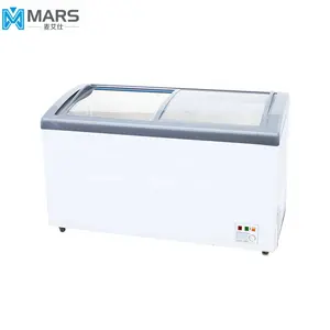 HEISSER VERKAUF G-MARK ZERTIFIZIERTE SD/C-308Y MARS 308L gebogene Glastür Gefriert ruhe - Product Image 1