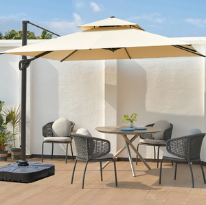 Sombrillas de <span class=keywords><strong>Patio</strong></span> Colgantes de Hierro, Sombrilla de Playa Tipo Banana, Parasol de Jardín para Exteriores, Sombrilla de <span class=keywords><strong>Patio</strong></span> Económica - Product Image 2