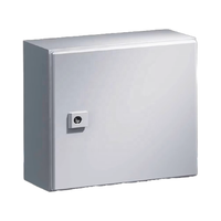 Pour Rittal AE Box 1380.500 Armoire de commande hermétique en acier inoxydable pour la distribution extérieure Niveaux de protection IP66