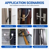 Protector de Cable para Puerta Blindada de Plástico ABS Impermeable Personalizado para Puertas de Madera, Metal y Seguridad, Proveedor OEM