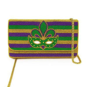Monedero de Lona Hecho a Mano con Cuentas, Acabado Delicado, Resistente al Agua, Ecológico, Grande, Perfecto para Uso Diario - Product Image 1