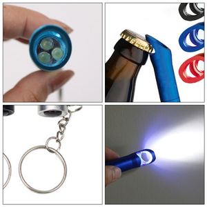 2026 Wholesale Multifunctional Aluminium Alloy Bottle Opener <b>Mini</b> <b>Led</b> Powerful Torch <b>Light</b> - Product Image 6