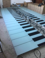 Venta directa de fábrica Interior Exterior LED Piano Interactivo DJ Pista de baile Musical para Game Play Park Party