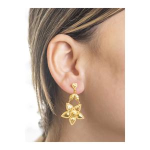 Pendientes Yiitba de Oro de 22 Quilates, 14K, con Perla de Agua Dulce Blanca y Rosa, con Diamante, para Bodas, Fiestas o Regalo, Joyería Cristiana - Product Image 1