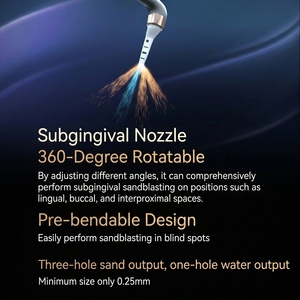 Polisseur <span class=keywords><strong>dentaire</strong></span> professionnel à air comprimé Tomodent AP-H Plus, kit de sablage <span class=keywords><strong>dentaire</strong></span>, nettoyage <span class=keywords><strong>des</strong></span> <span class=keywords><strong>dents</strong></span>, Prophy Jet pour cabinet <span class=keywords><strong>dentaire</strong></span> - Product Image 5