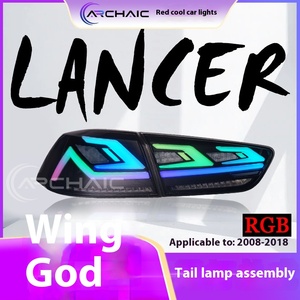 08-18 & Wingshen Tail <b>Light</b> <b>LED</b> Assembly RGB Model CHUKU Car <b>Lights</b> 12V ABS Material <b>Red</b> Lens New Condition DY-YS-2008AB-S-RGB R - Product Image 3