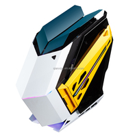 Boîte d'ordinateur avancée Boîtier Atx Panneaux en plastique Étui de bureau OEM ODM Étui de jeu à structure de forme spéciale